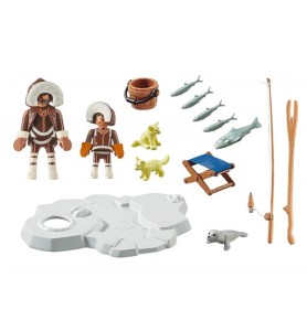 Playmobil Family Fun Esquimales De Pesca