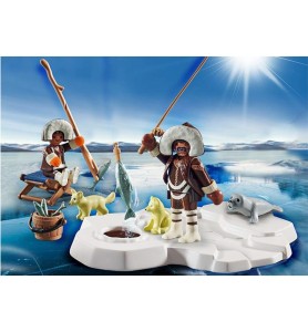 Playmobil Family Fun Esquimales De Pesca