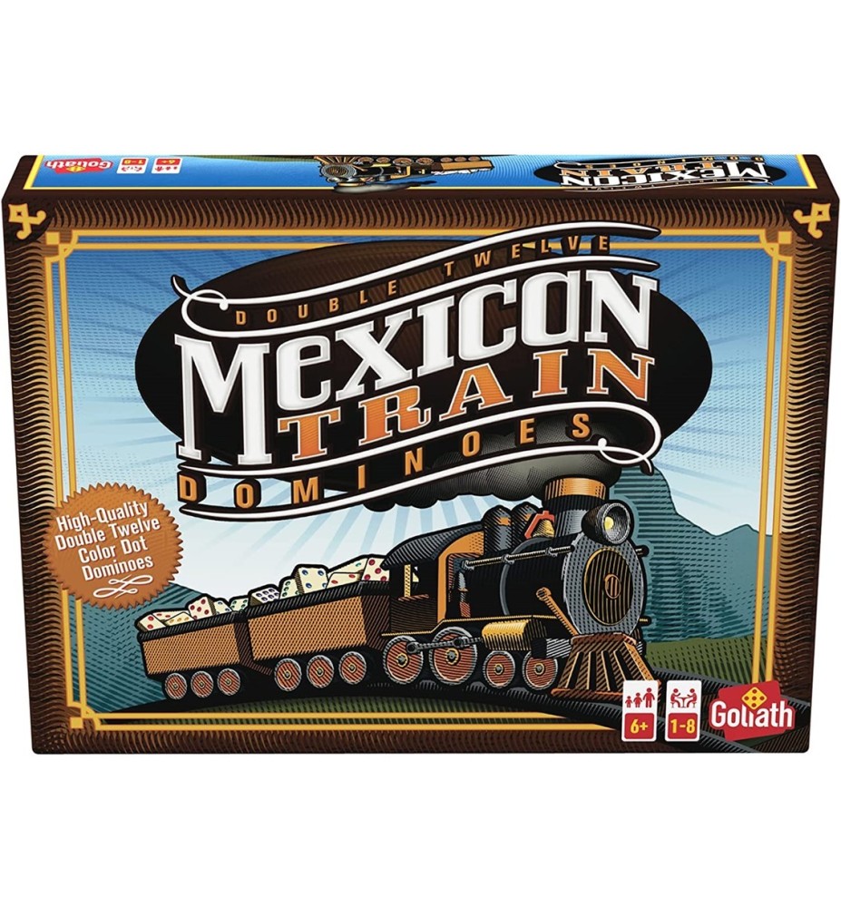 Juego De Mesa Mexican Train Dominoes Pegi 6