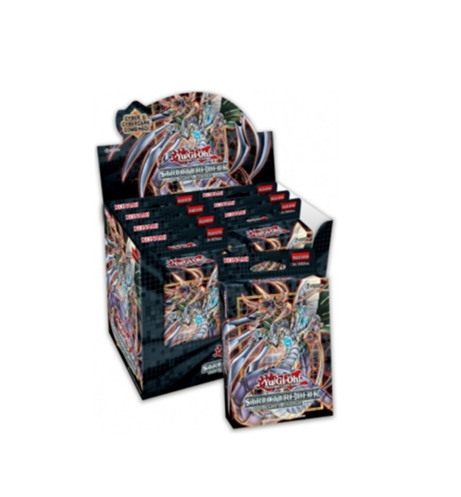 Caja De Sobres De Cartas Yu - Gi - Oh Cyber Strike Unlimited Reprint 8 Sobres Inglés