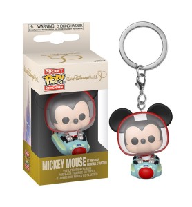 Funko Pop Keychain Llavero Disney 50th Aniversario Walt Disney Mickey Cohete Espacial 60392