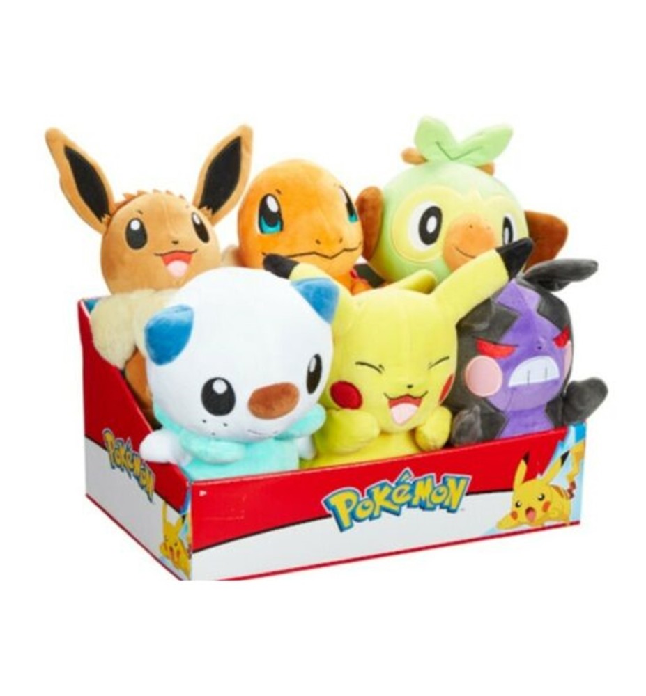 Pack De 6 Peluches Pokémon Ola 9 20 Cm