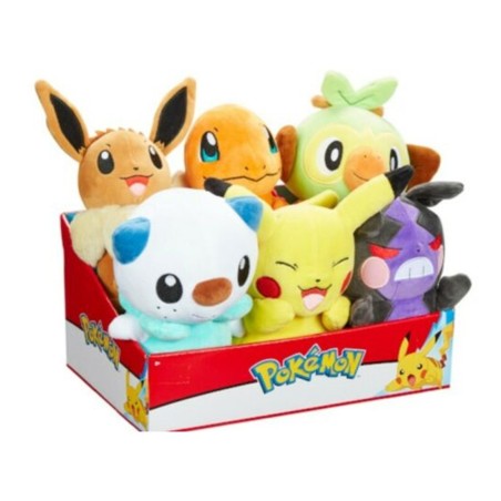 Pack De 6 Peluches Pokémon Ola 9 20 Cm