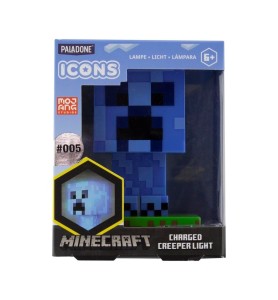 Lámpara Paladone Icon Minecraft Creeper Cargado