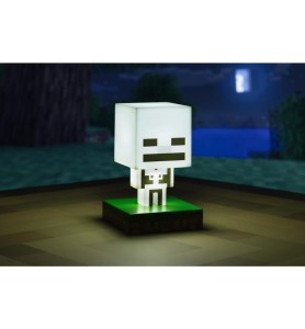 Lámpara Paladone Icon Minecraft Esqueleto