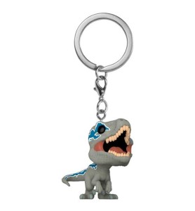 Funko Pop Keychain Llavero Jurassic Park World Velociraptor Blue 55299