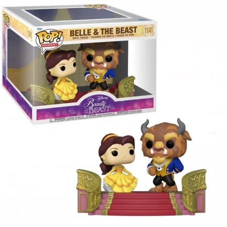 Funko Pop Moment Pack De 2 Disney La Bella Y La Bestia Bella & Bestia 57588