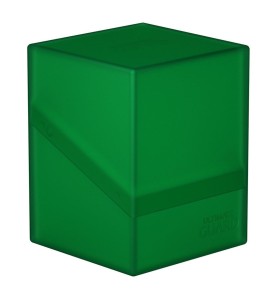 Caja De Cartas Ultimate Guard Boulder Deck Case 80+ Tamaño Estándar Emerald