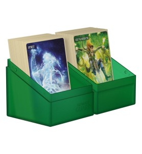 Caja De Cartas Ultimate Guard Boulder Deck Case 80+ Tamaño Estándar Emerald