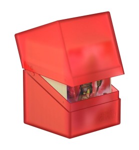 Caja De Cartas Ultimate Guard Boulder Deck Case 100+ Tamaño Estándar Ruby