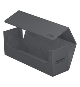 Caja De Almacenamiento Cartas Ultimate Guard Arkhive 400+ Xenoskin Monocolor Gris