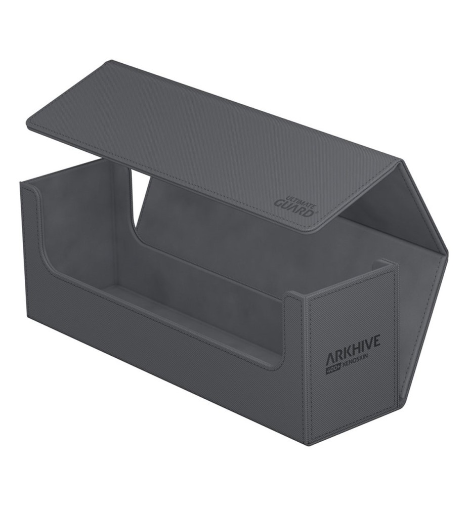 Caja De Almacenamiento Cartas Ultimate Guard Arkhive 400+ Xenoskin Monocolor Gris