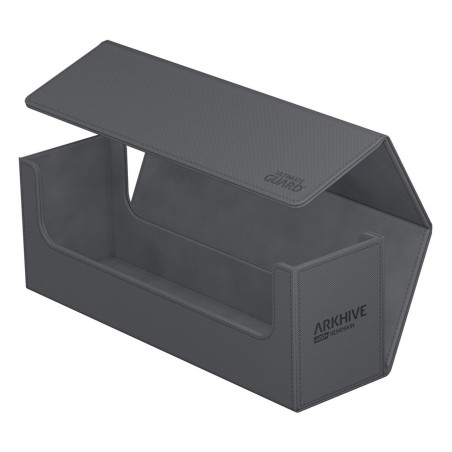 Caja De Almacenamiento Cartas Ultimate Guard Arkhive 400+ Xenoskin Monocolor Gris