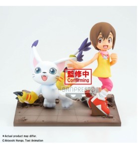 Figura Banpresto Digimon Adventure Dxf Adventure Archives Hikari & Tailmon