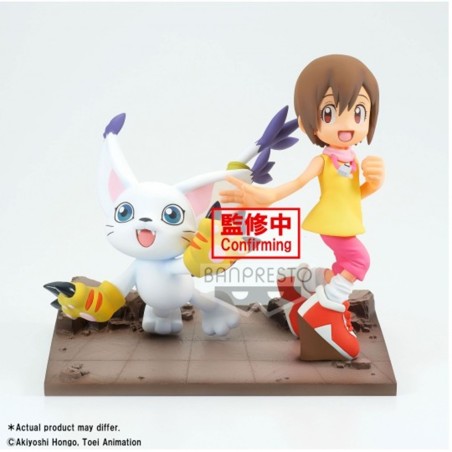 Figura Banpresto Digimon Adventure Dxf Adventure Archives Hikari & Tailmon