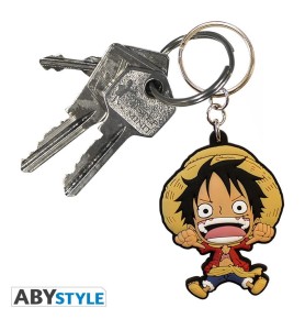 Llavero Pvc Abystyle Luffy Super Deformed