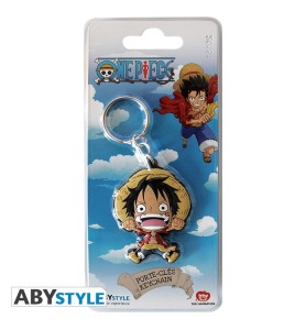 Llavero Pvc Abystyle Luffy Super Deformed