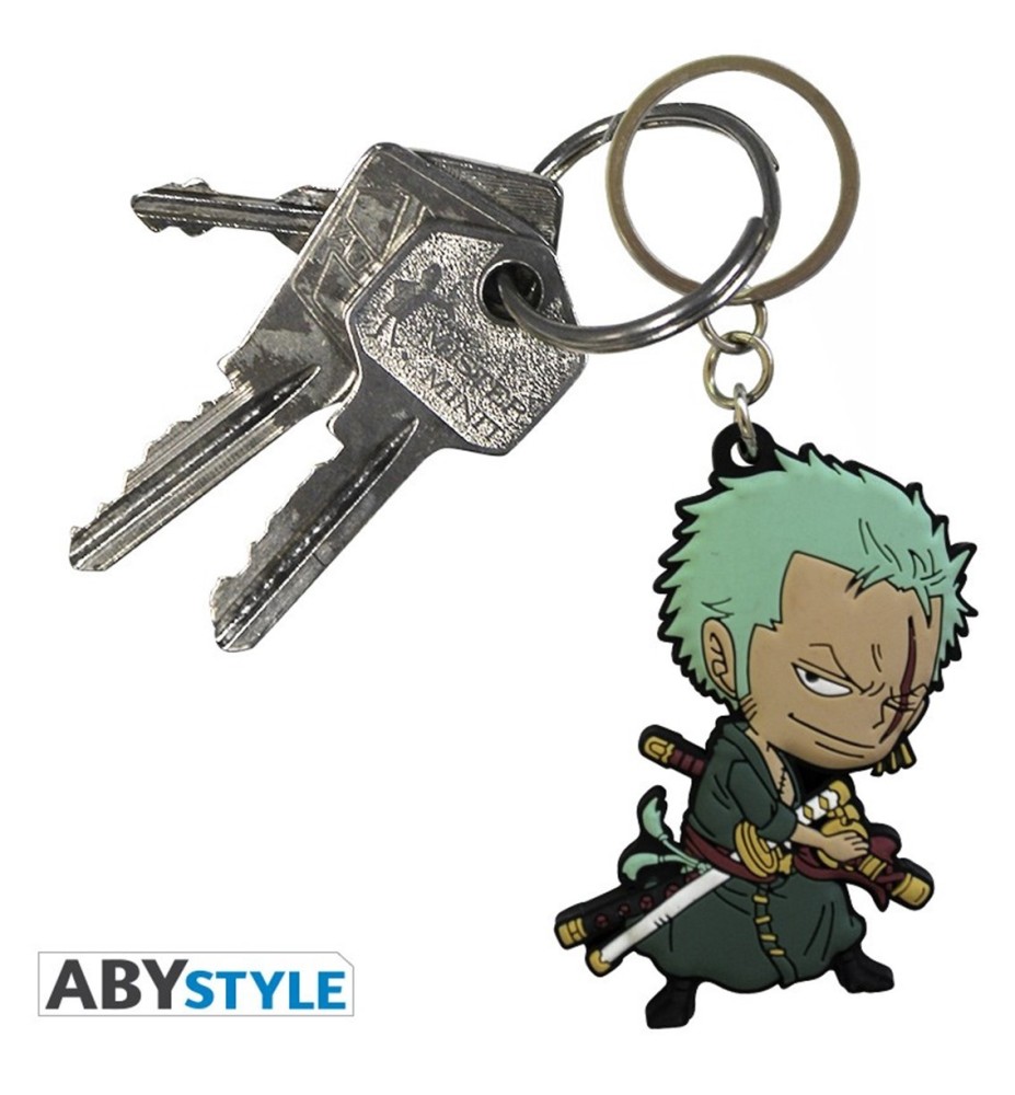 Llavero Pvc Abystyle One Piece Zoro Super Deformed