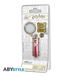 Llavero 3d Abystyle Harry Potter Reloj De Arena Gryffindor