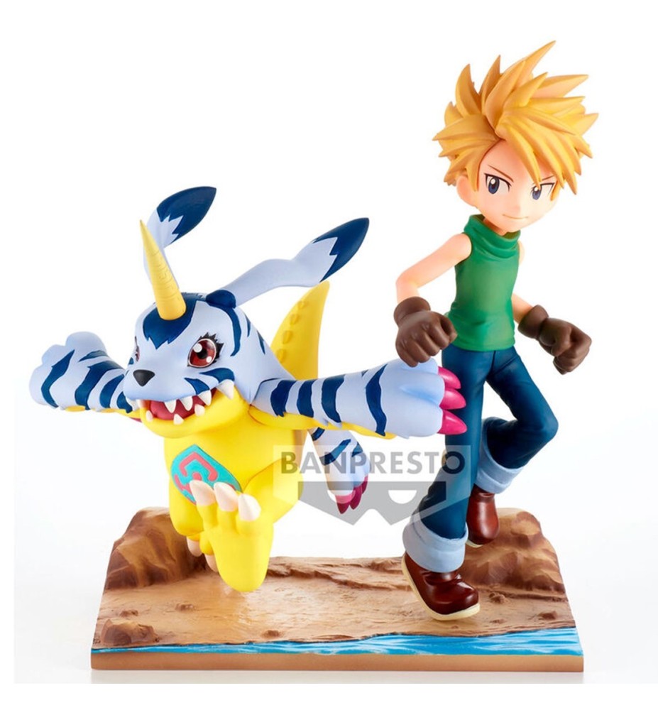 Figura Banpresto Digimon Adventure Dxf Adventure Archives Yamato & Gabumon