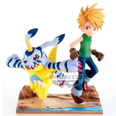 Figura Banpresto Digimon Adventure Dxf Adventure Archives Yamato & Gabumon