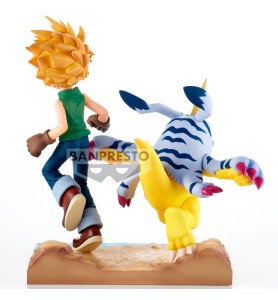 Figura Banpresto Digimon Adventure Dxf Adventure Archives Yamato & Gabumon