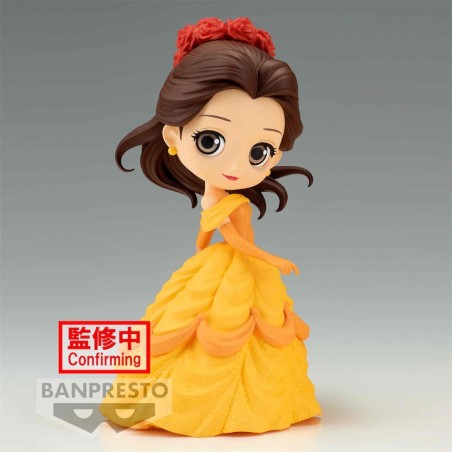 Figura Banpresto Q Posket Disney Characters Flower Style La Bella Y La Bestia Bella Ver. A