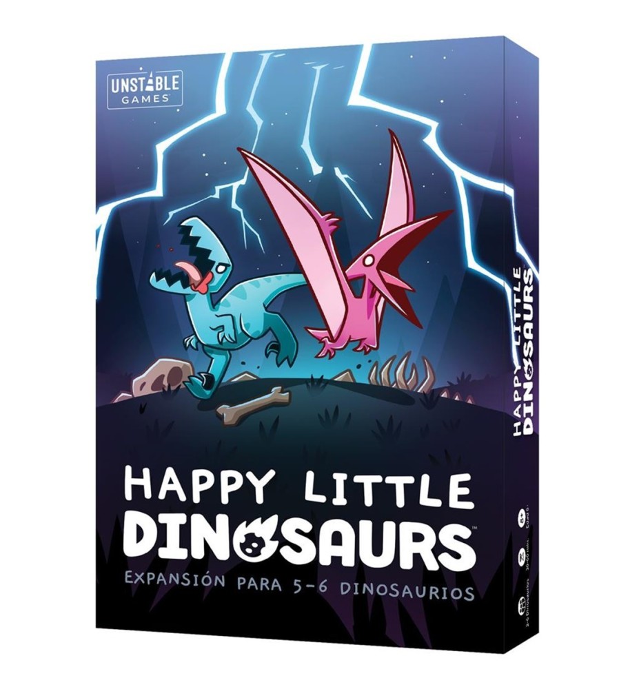 Juego De Mesa Happy Little Dinosaurs Expansion Para 5 - 6 Dinosaurios (jugadores)