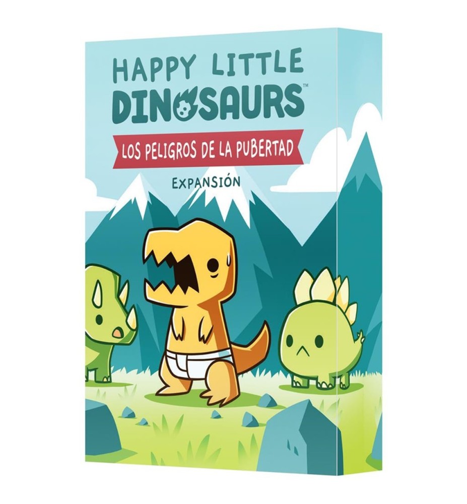 Juego De Mesa Happy Little Dinosaurs Expansion Los Peligros De La Pubertad Pegi 8