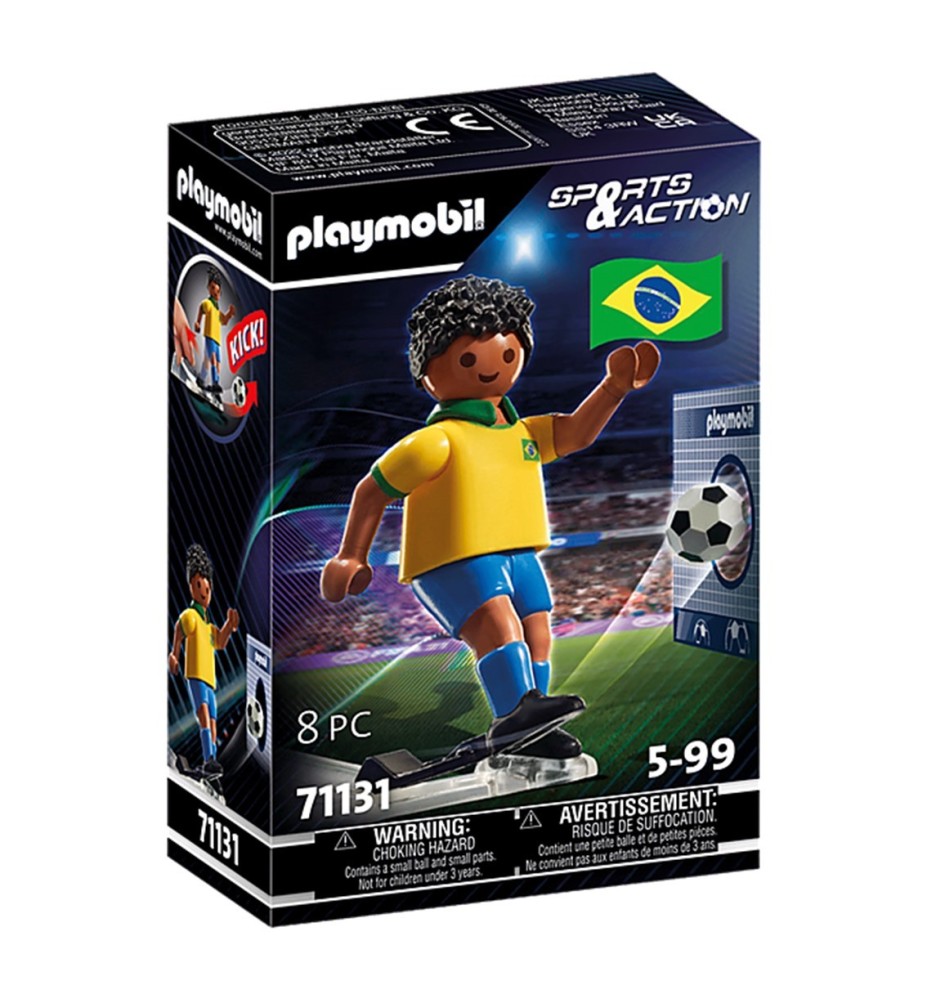 Playmobil Jugador De Futbol -  Brasil