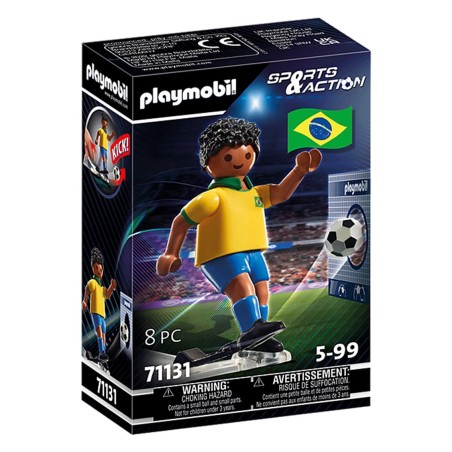 Playmobil Jugador De Futbol -  Brasil