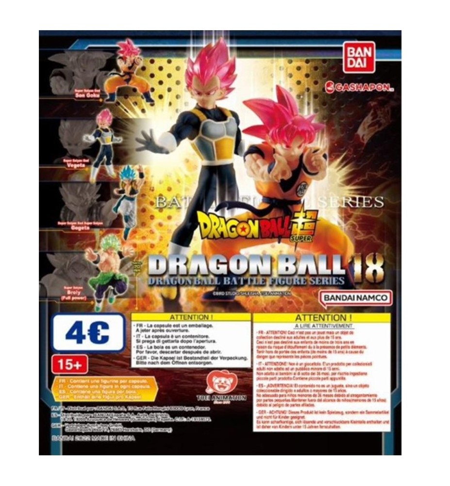 Set Gashapon Figuras Bandai Lote 30 Articulos Dragon Ball Super Vs Dragon Ball 19