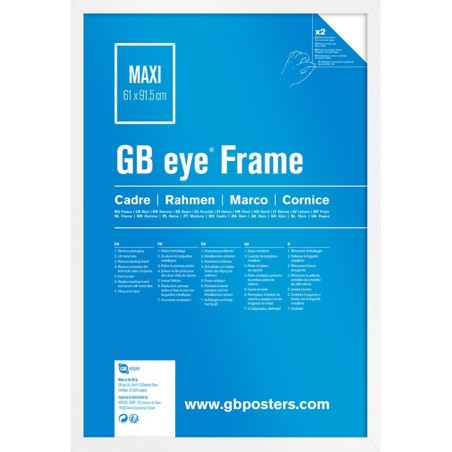 Marco Gb Eye Mdf Blanco -  Maxi ''91.5 X 61cm''