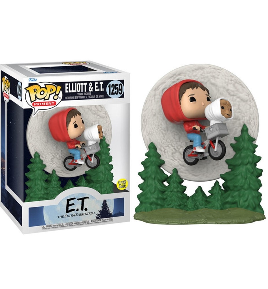 Funko Pop E.t El Extraterrestre Figura Elliot & E.t Volando Glow In The Dark 50769