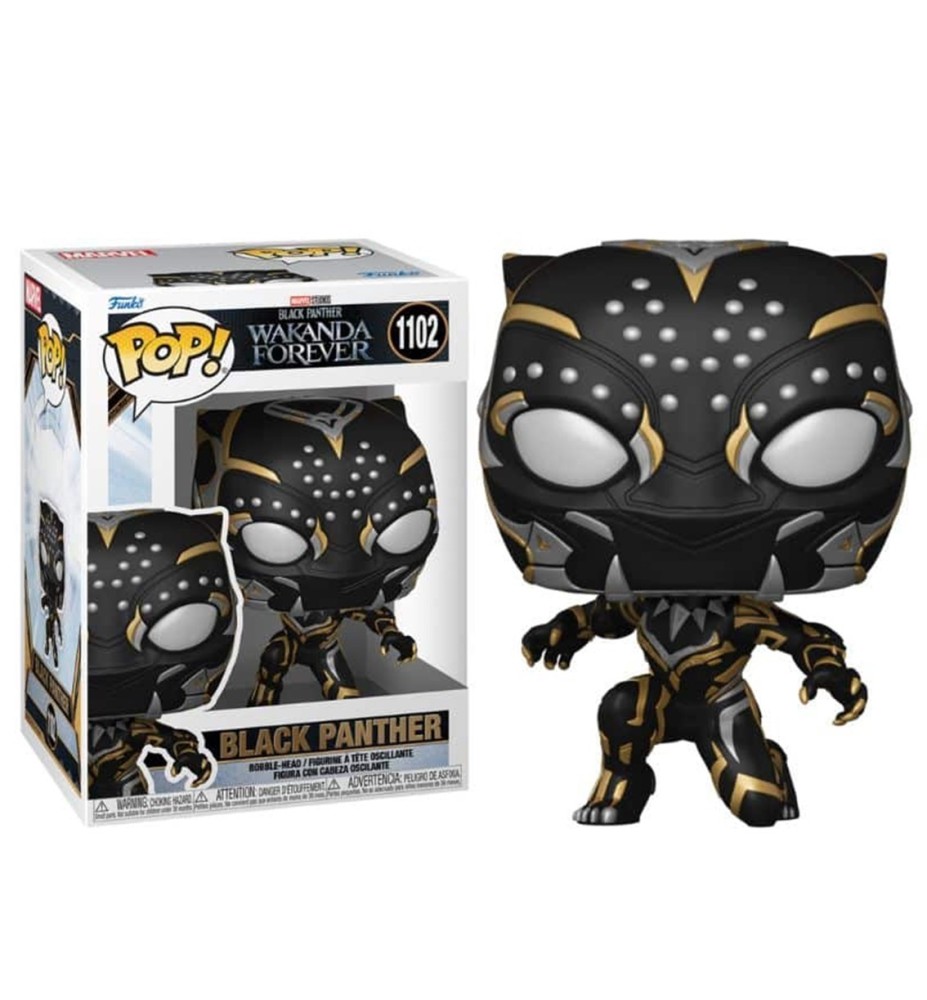 Funko Pop Marvel Black Panther Wakanda Forever Black Panther 66718