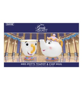 Pack Paladone Disney La Bella Y La Bestia Tetera Mrs Potts Y Taza Chip