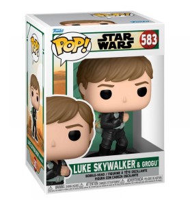 Funko Pop Star Wars The Book Of Boba Fett Luke Skywalker Y Grogu 68652