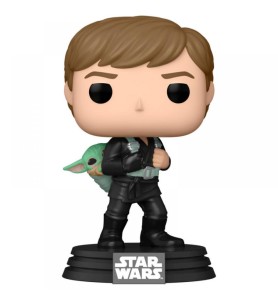 Funko Pop Star Wars The Book Of Boba Fett Luke Skywalker Y Grogu 68652