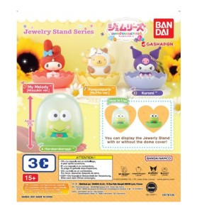 Set Gashapon Figuras Bandai Lote 40 Articulos Sanrio Characters Gemries 6 Jewelry Stand Series