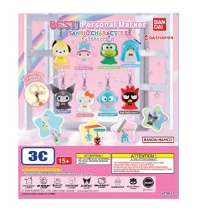 Set Gashapon Figuras Bandai Lote 40 Articulos Sanrio Characters Charm Best Personal Marker Colgantes