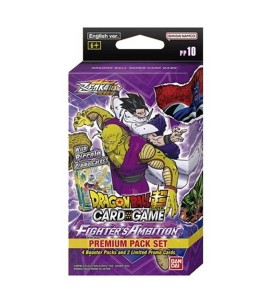 Juego De Cartas Dragon Ball Jcc Fighters Ambition Premium Pack Set 10 Inglés