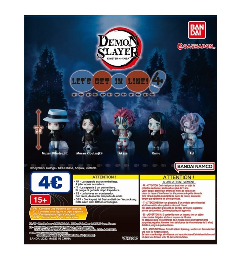 Set Gashapon Figuras Bandai Lote 30 Articulos Kimetsu No Yaiba Demon Slayer Narabundesu 4