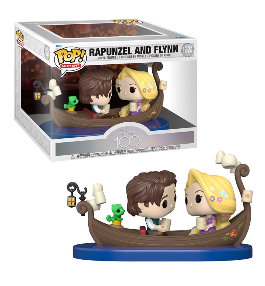 Funko Pop Moment Pack De 2 Disney 100 Aniversario Enredados Rapunzel & Flinn 67978