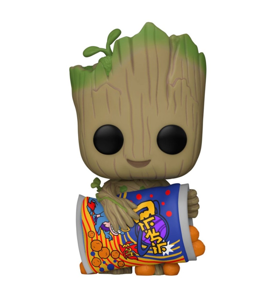 Funko Pop Marvel Guardianes De La Galaxia Groot With Cheese Puffs 70654