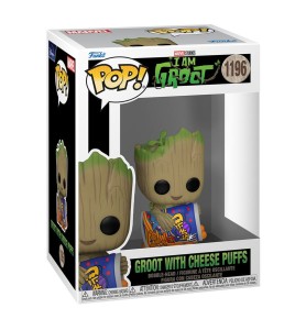 Funko Pop Marvel Guardianes De La Galaxia Groot With Cheese Puffs 70654