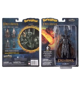 Figura The Noble Collection Bendyfigs El Señor De Los Anillos Sauron