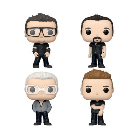 Funko Pop Pack 4 Figuras Albums Estrellas Del Rock Dlx U2 67391