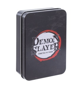 Baraja De Cartas En Caja Metálica Paladone Demon Slayer Kimetsu No Yaiba