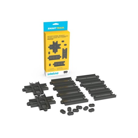 Complemento Tren Intelino Kit Cruces Pistas Cortas Y Conectores De Hueso De Perro