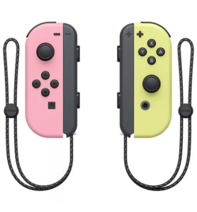 Accesorio Nintendo Switch -  Mando Joy - Con Rosa -  Amarillo